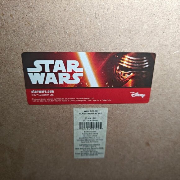 Star Wars Kylo Ren First Order Wood Wall Plaque 13"x19" | Used | Force Awakens - Picture 5 of 5